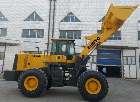 chinese wheel loader, SY956 wheel loader made by SUNYO chinese wheel loader, SY956 wheel loader made by SUNYO